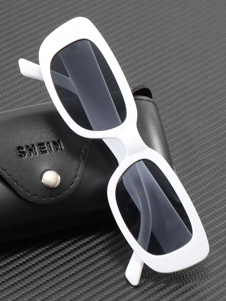 MC Stan White Sunglasses