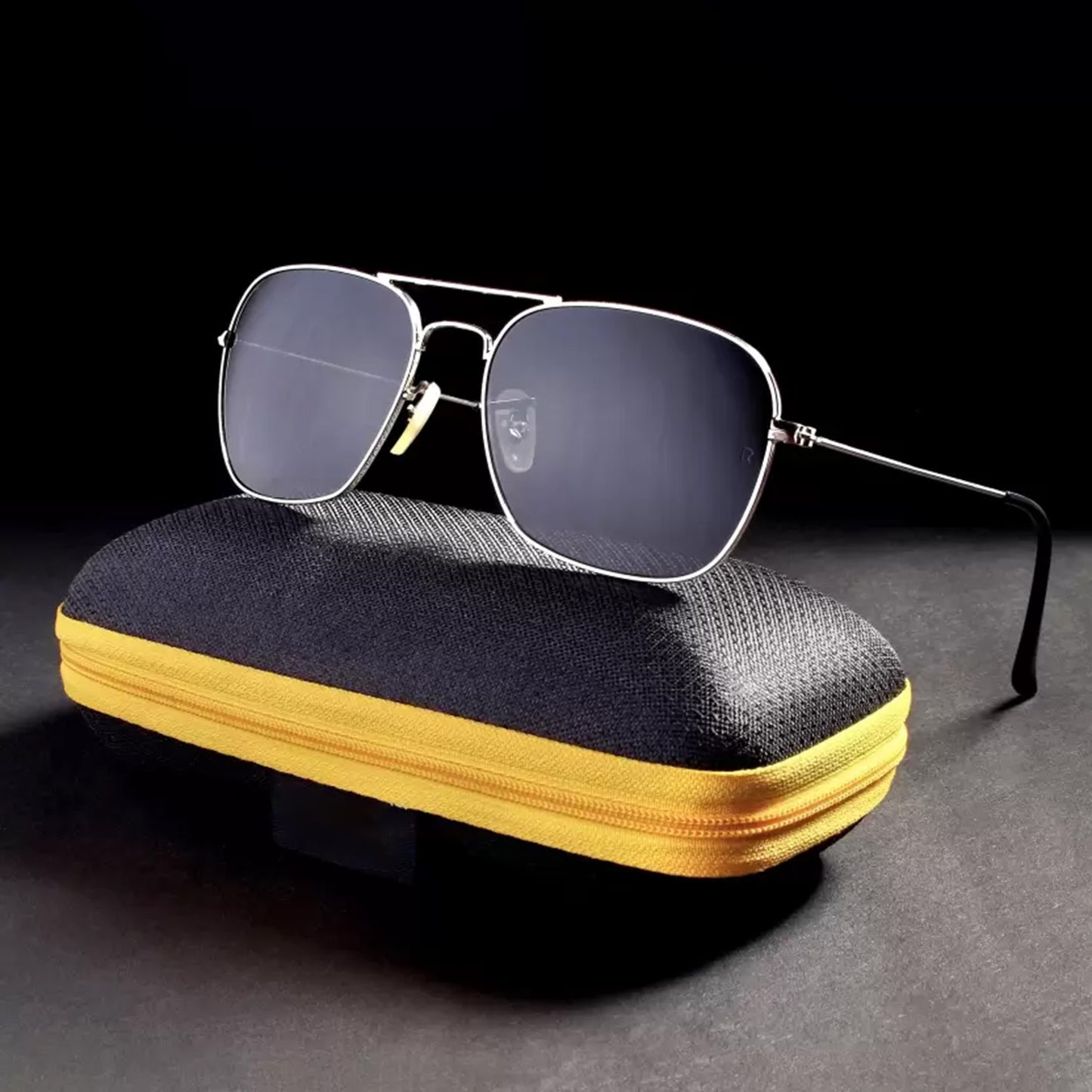 Jiebo Tom Cruise Retro Square Sunglasses