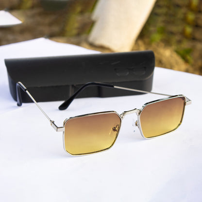 Jiebo Brown Sunglasses For Men