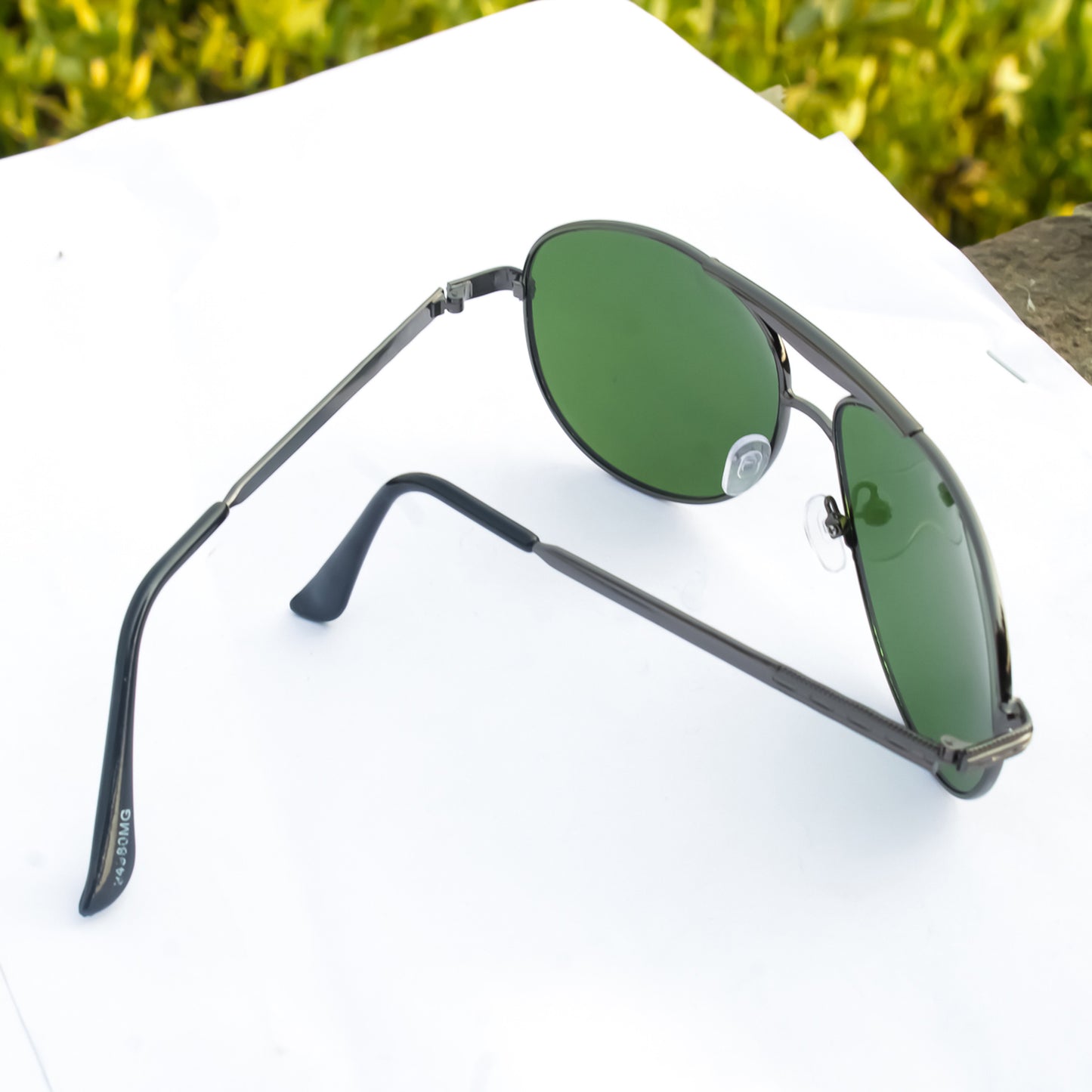 Jiebo Green Classic Style Aviator Sunglasses
